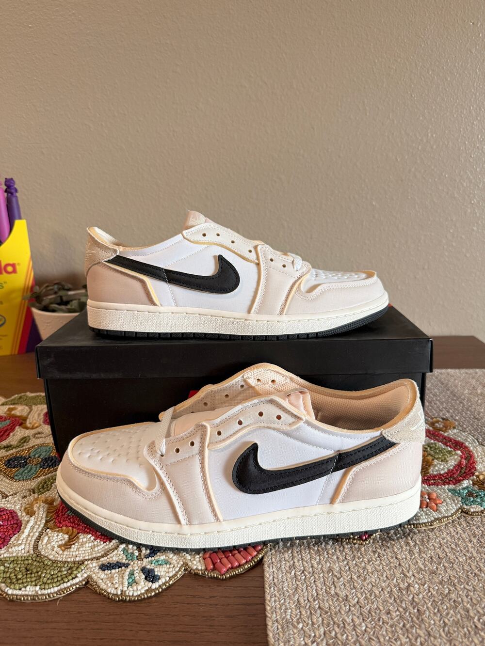 Jordan 1 Retro Low OG EX White Coconut Milk Sail Black Neutral Grey DV0982 100